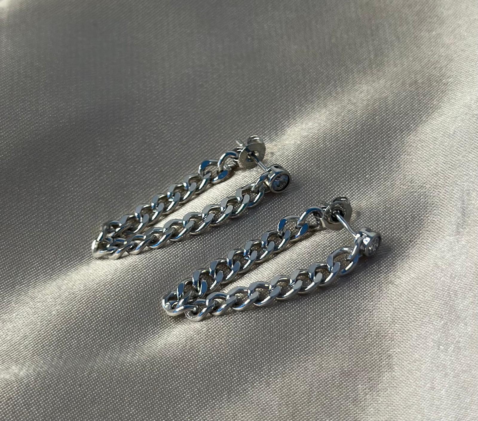 Silver Chelsey Earrings