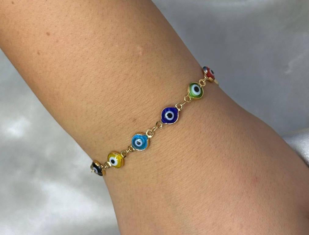 Multicolor Lucky Eye Bracelet