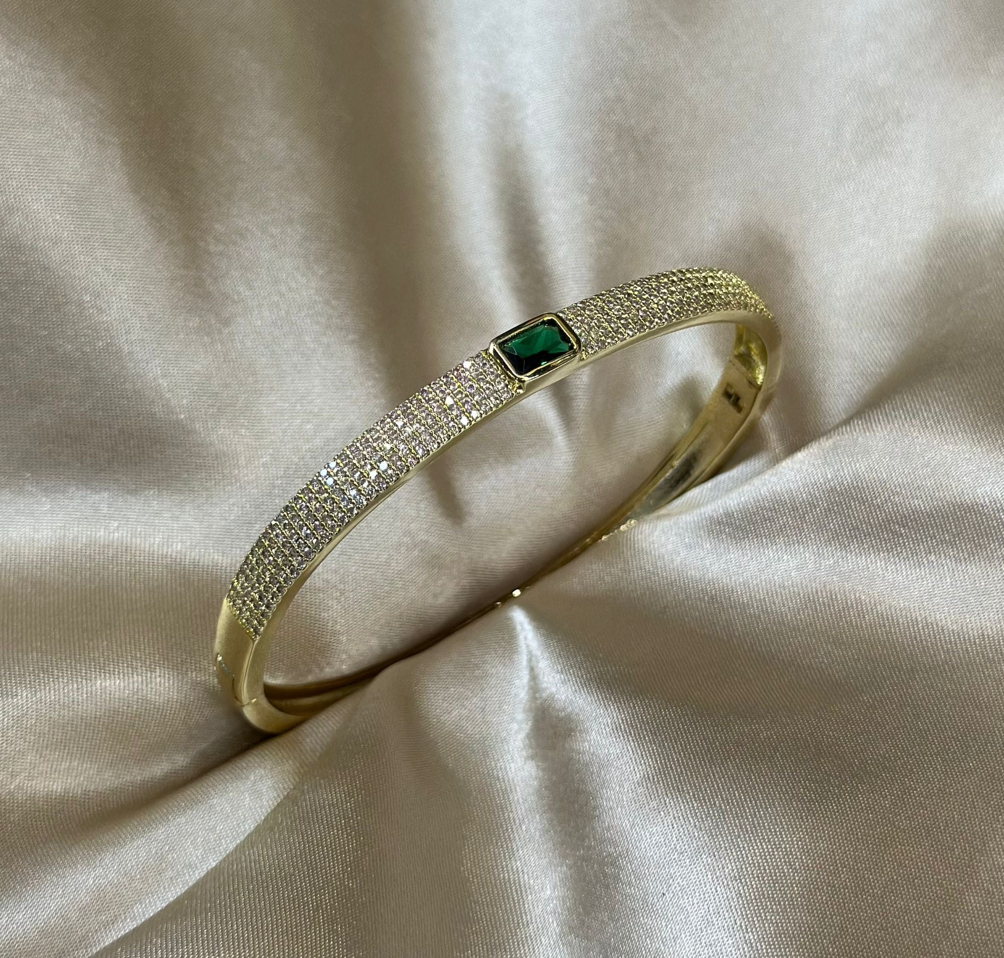 Verde Pave Bangle
