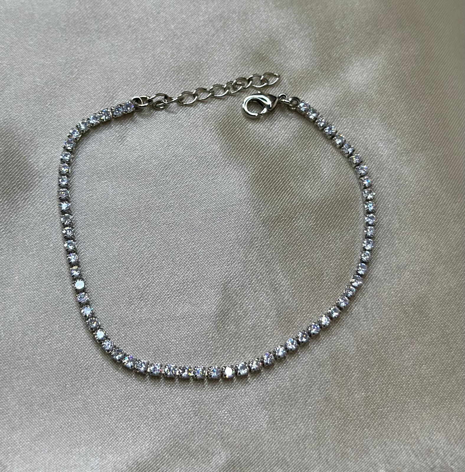 Silver Classic Tennis Bracelet
