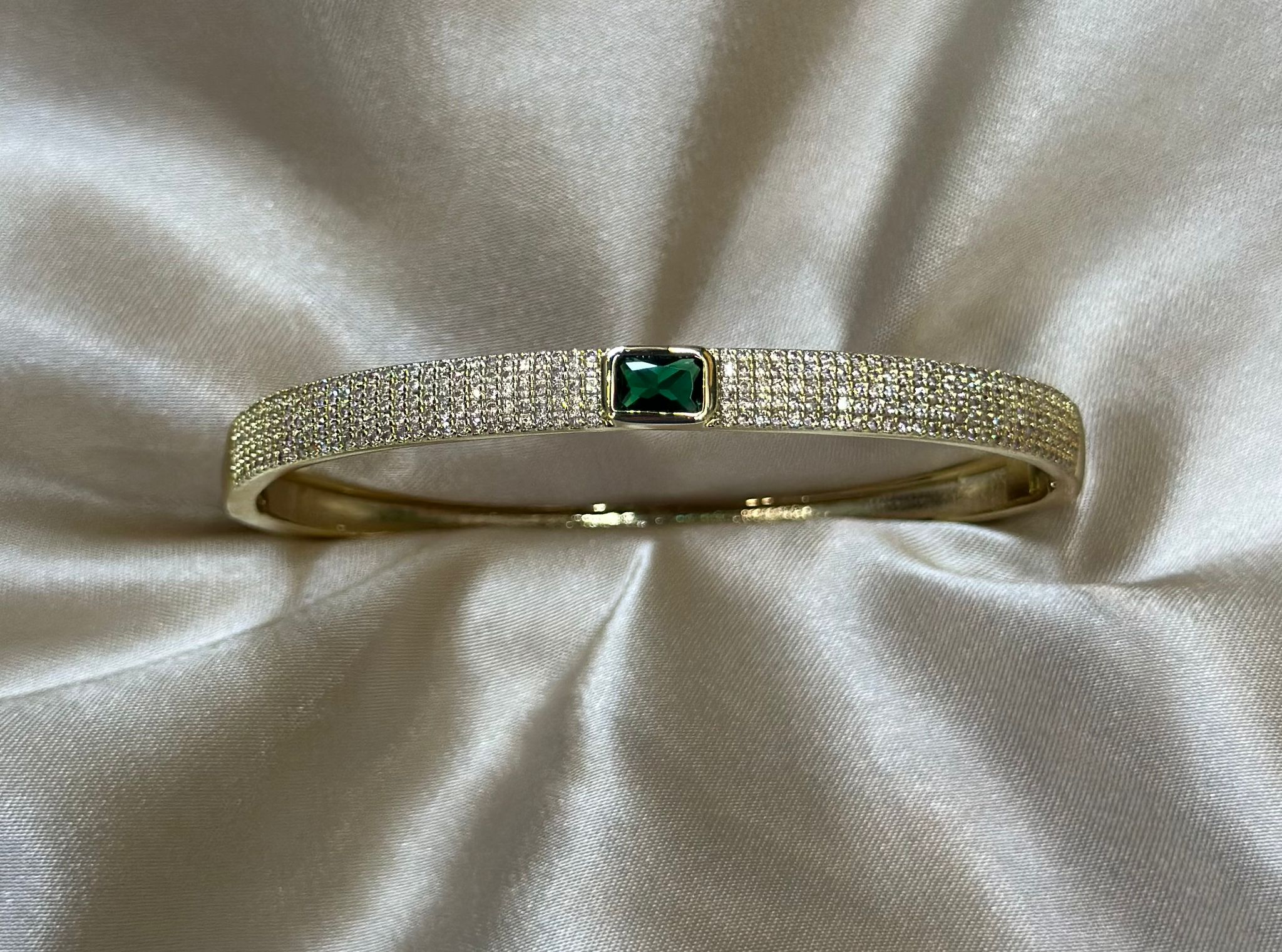 Verde Pave Bangle