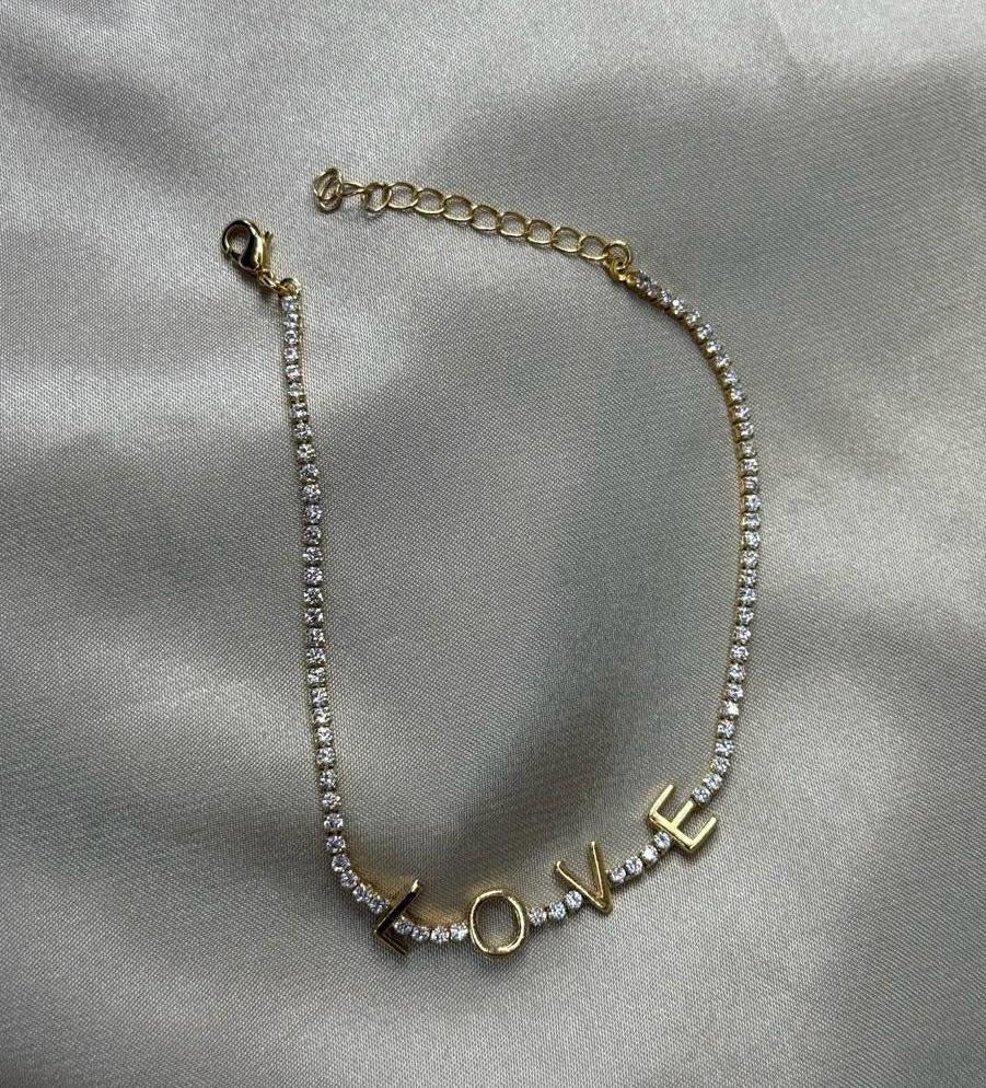 LOVE Tennis Bracelet