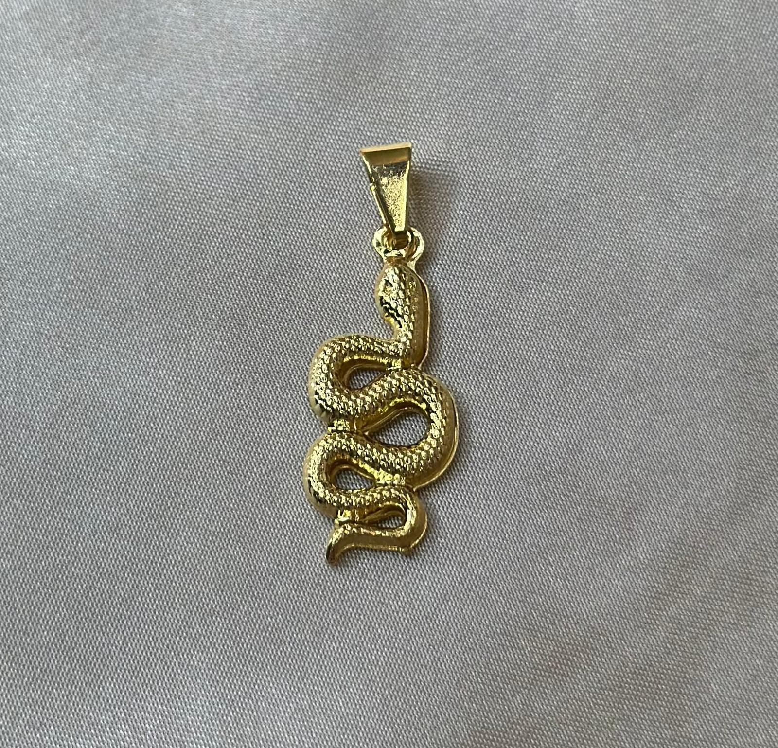 Gold Snake Charm