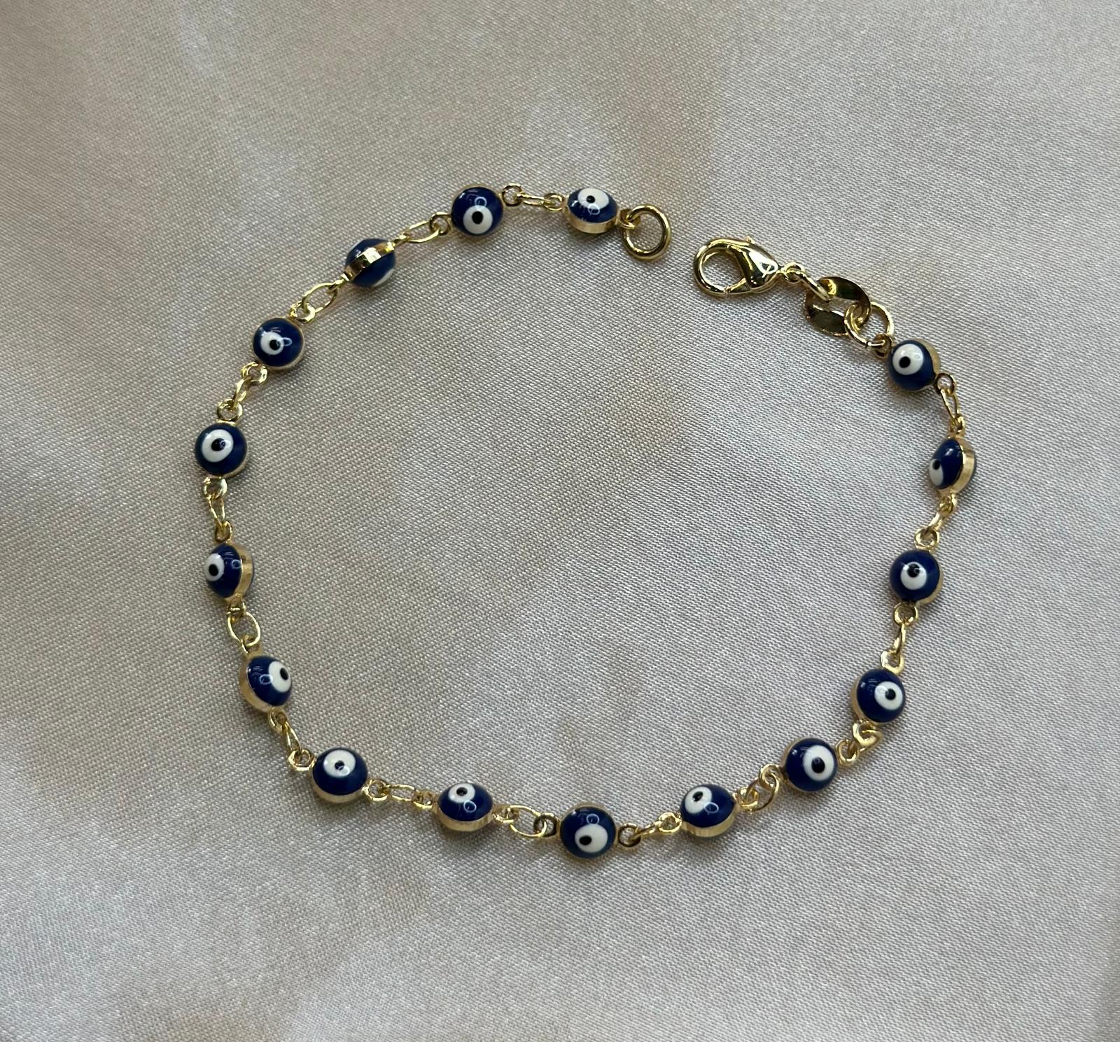 Navy Blue Lucky Eye Bracelet