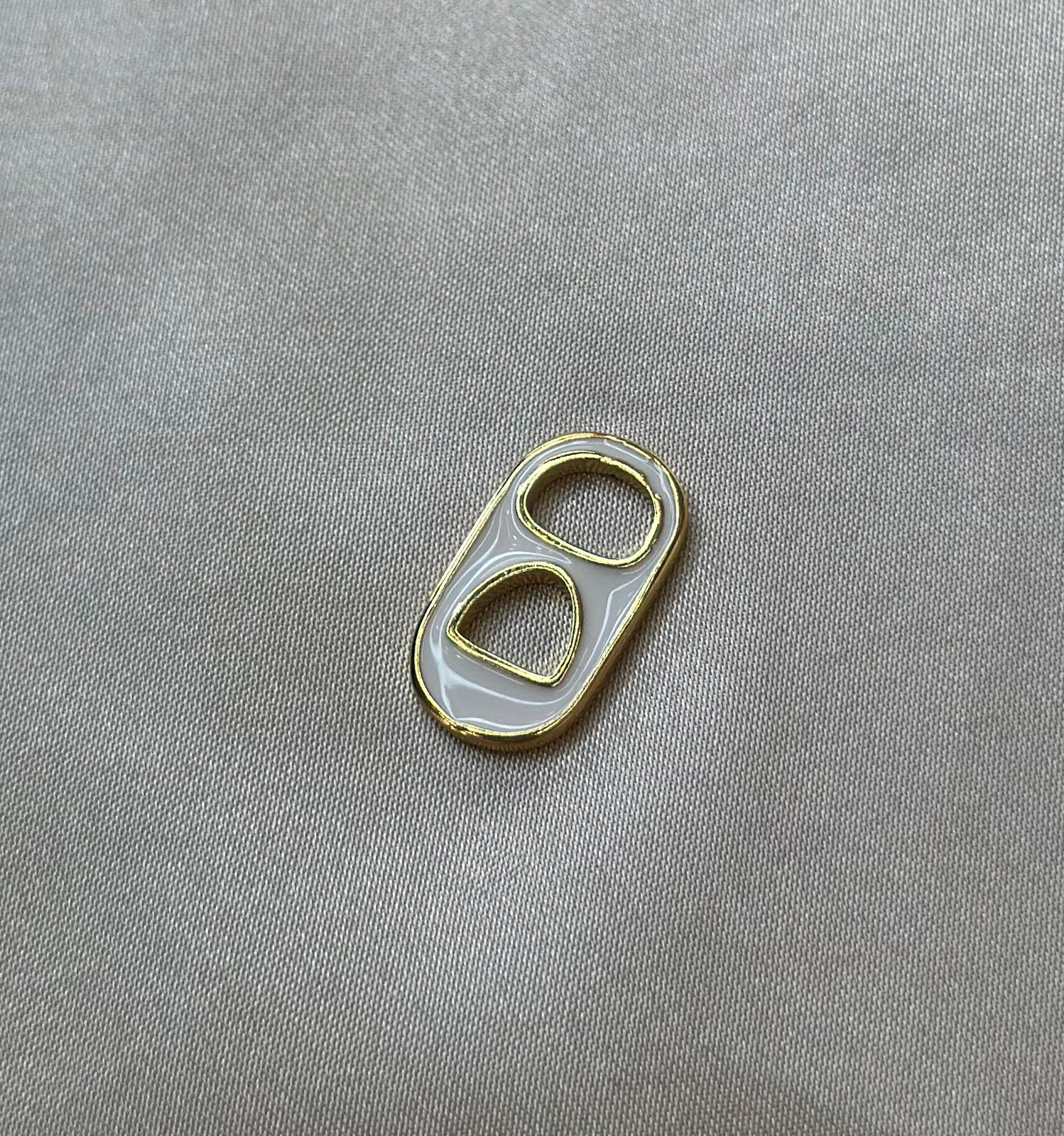 White Soda Cap Charm