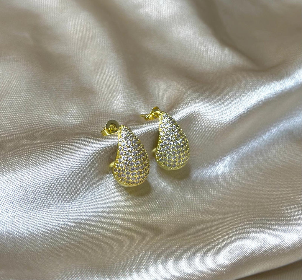 Frosted Drop Earrings