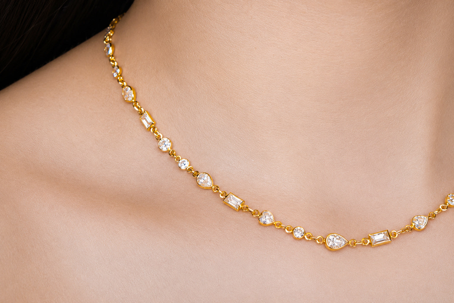 Dazzle Heart Necklace