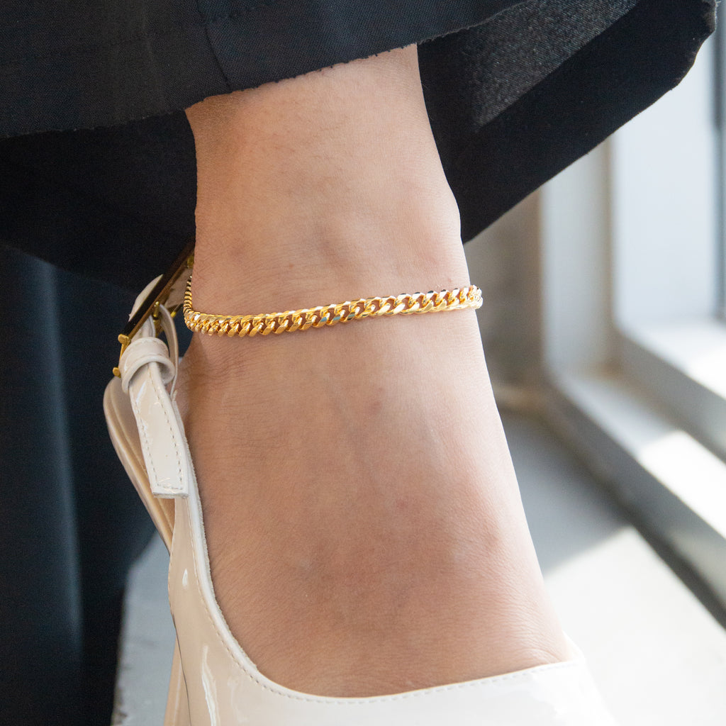 Classic Cuban Link Anklet