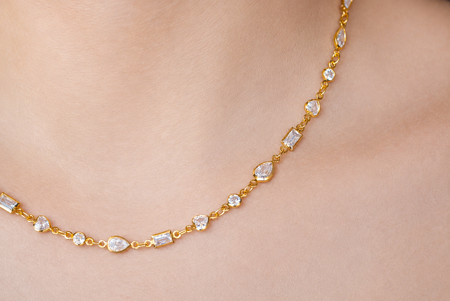 Dazzle Heart Necklace