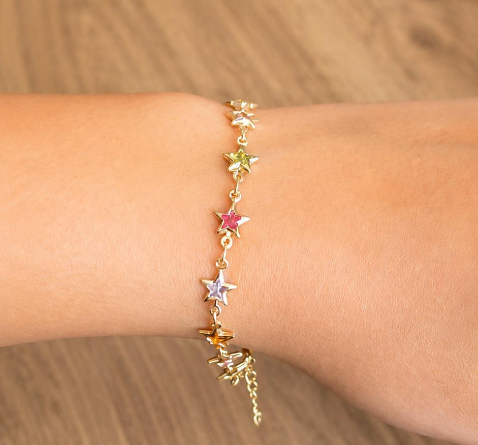 Multicolor Star Bracelet