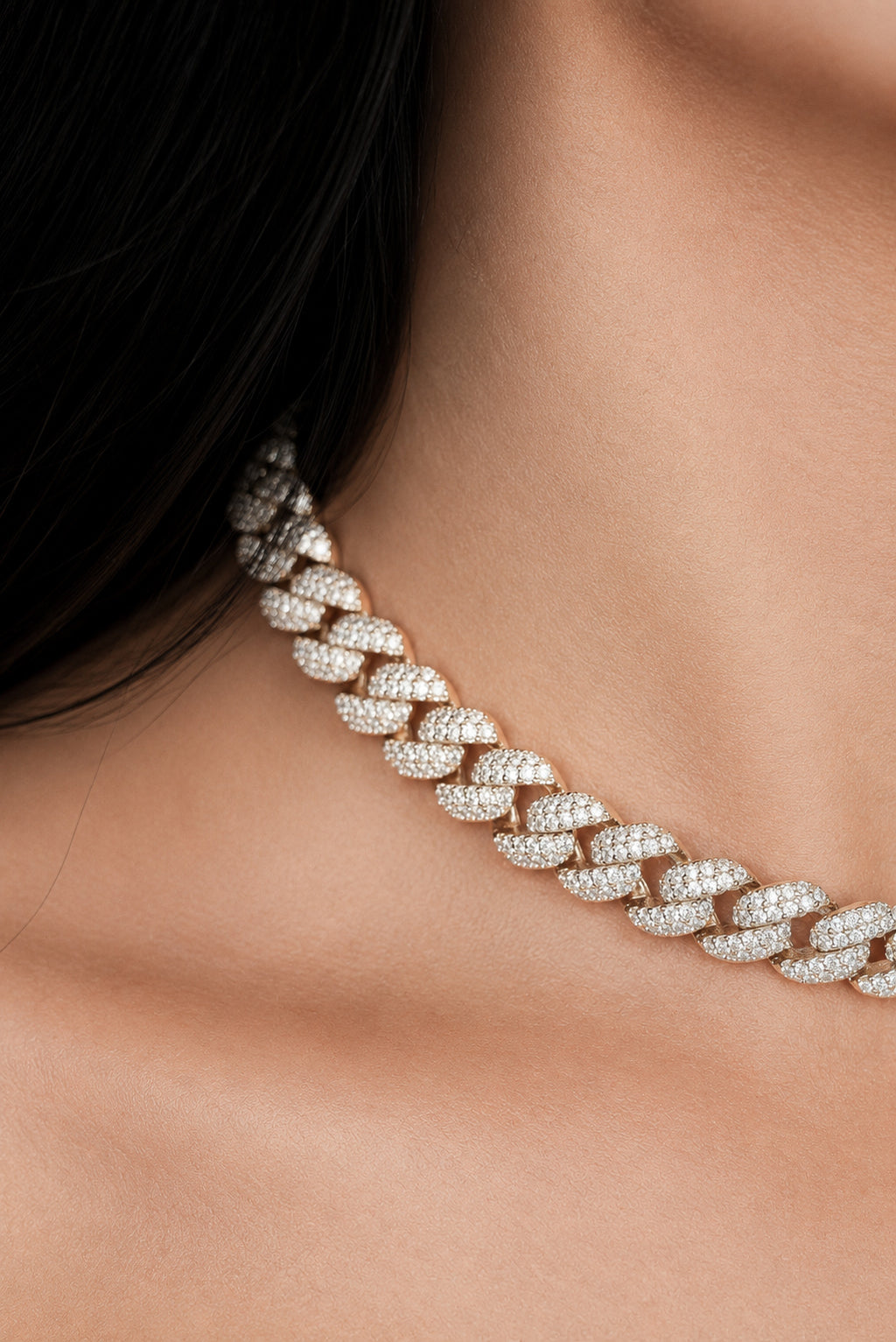 Frosted Miami Cuban Link Necklace
