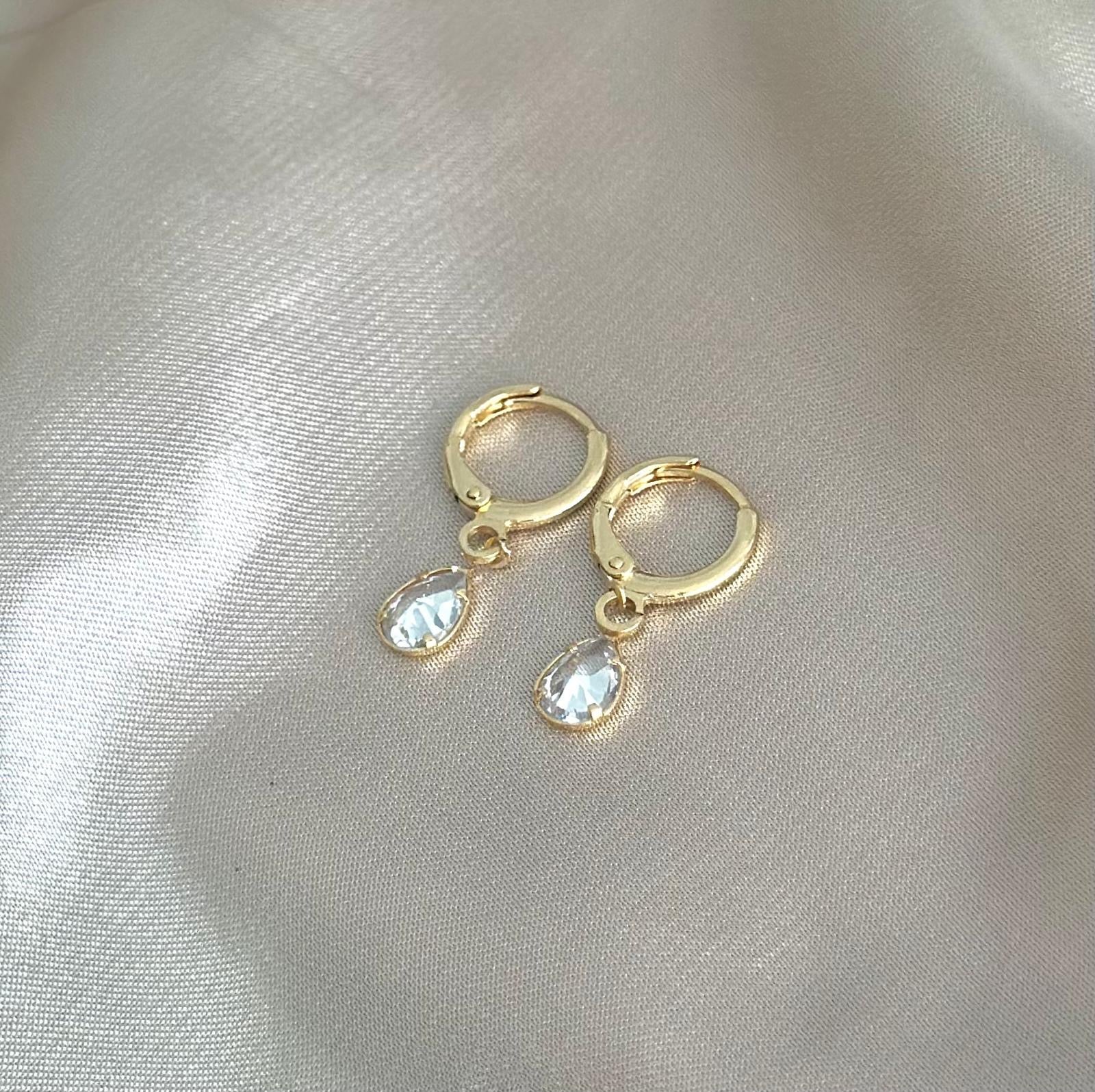 Elaine Huggie Earrings