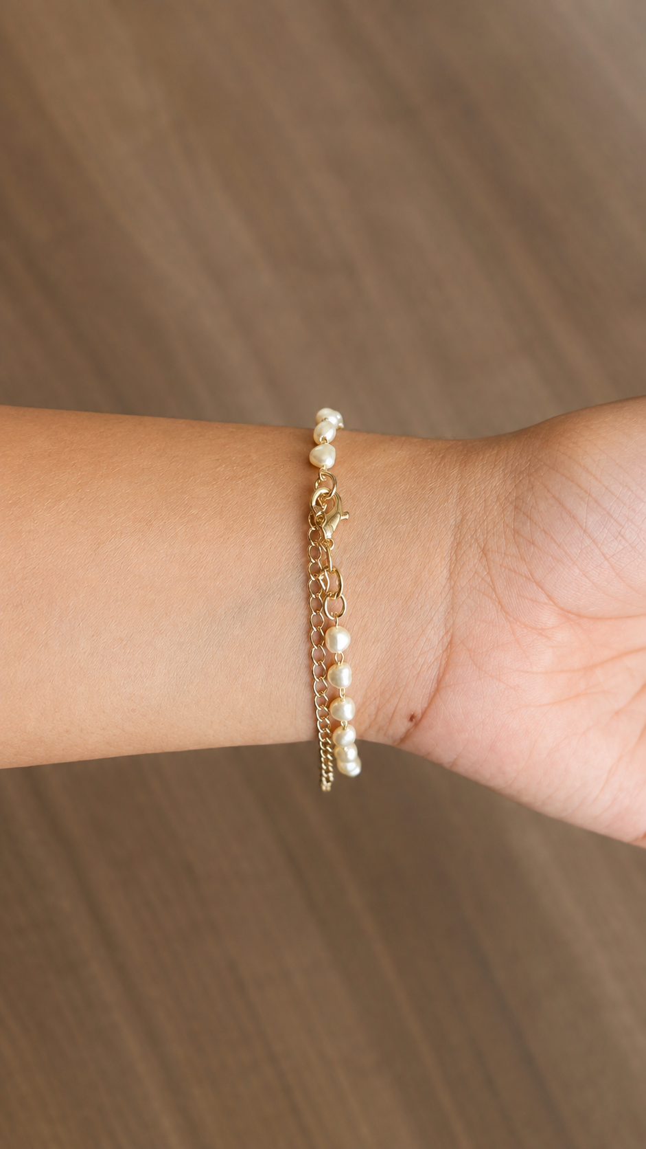 Heart Pearl Bracelet