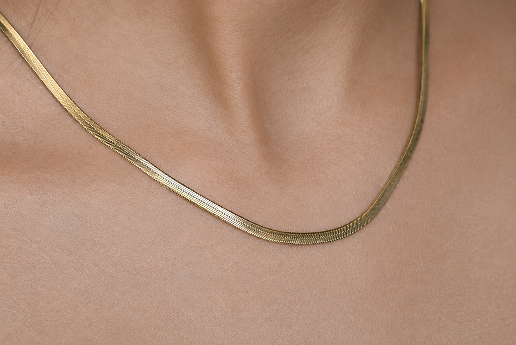 Bella Herringbone Necklace