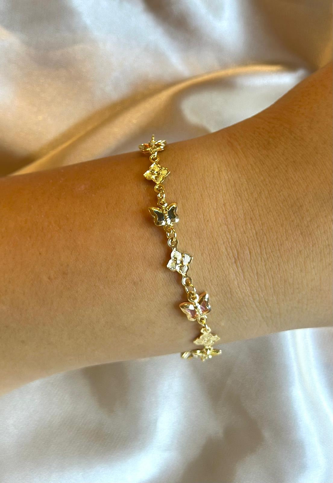 Multicolor Butterfly Bracelet