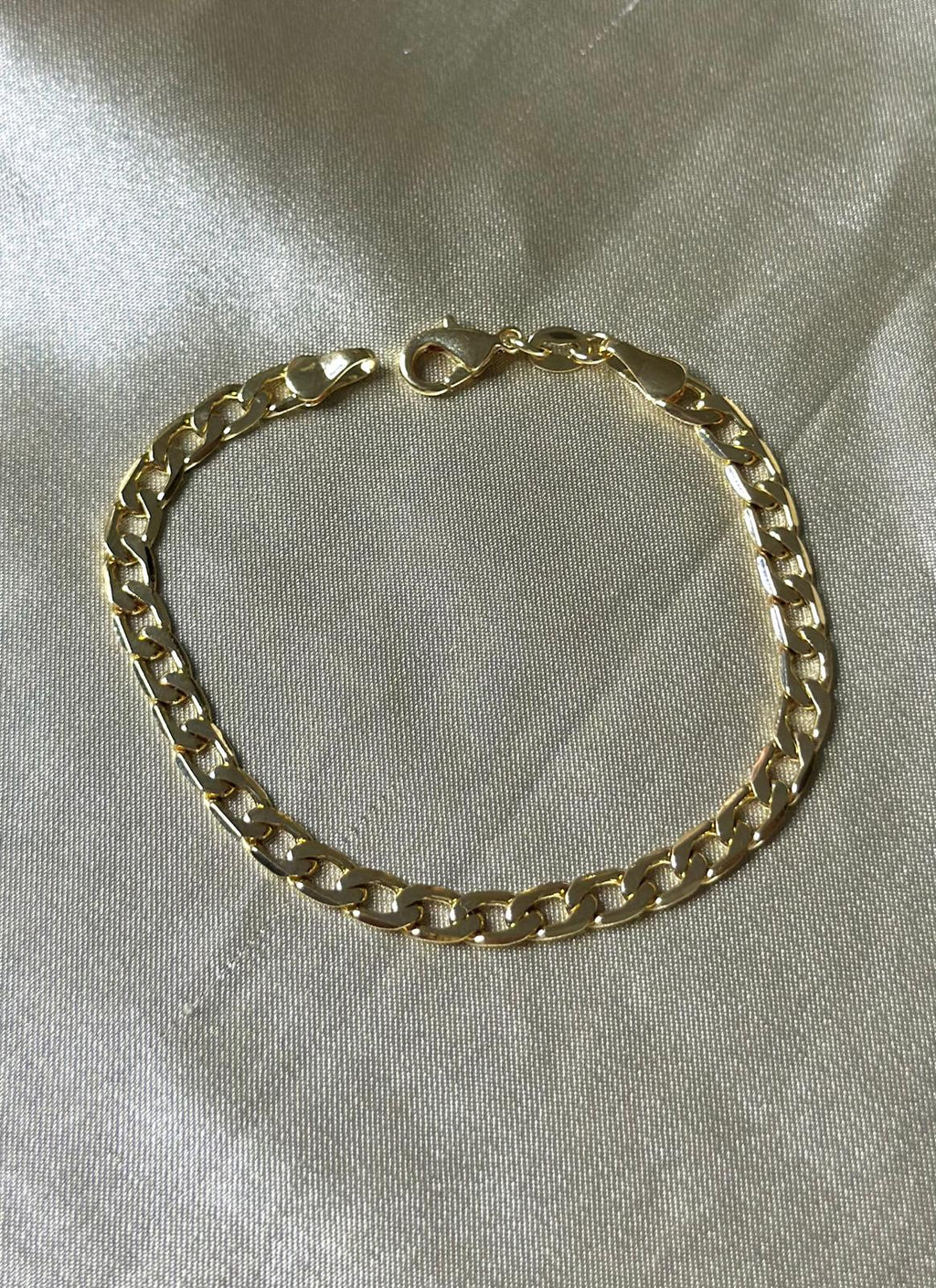 Flat Cuban Link Bracelet