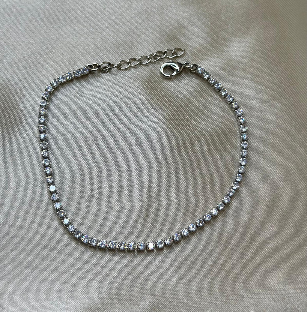 Silver Classic Tennis Bracelet
