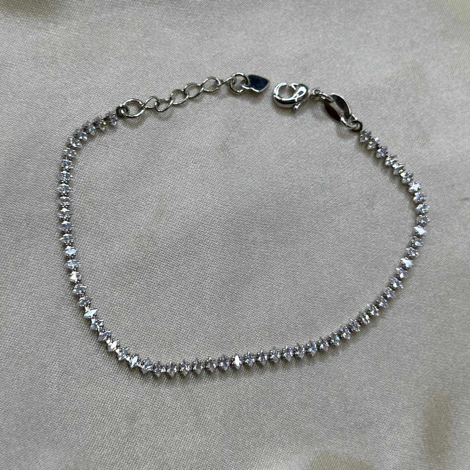 Silver Marquise Bracelet