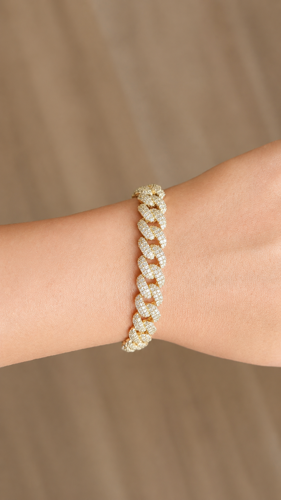 Frosted Miami Cuban Link Bracelet