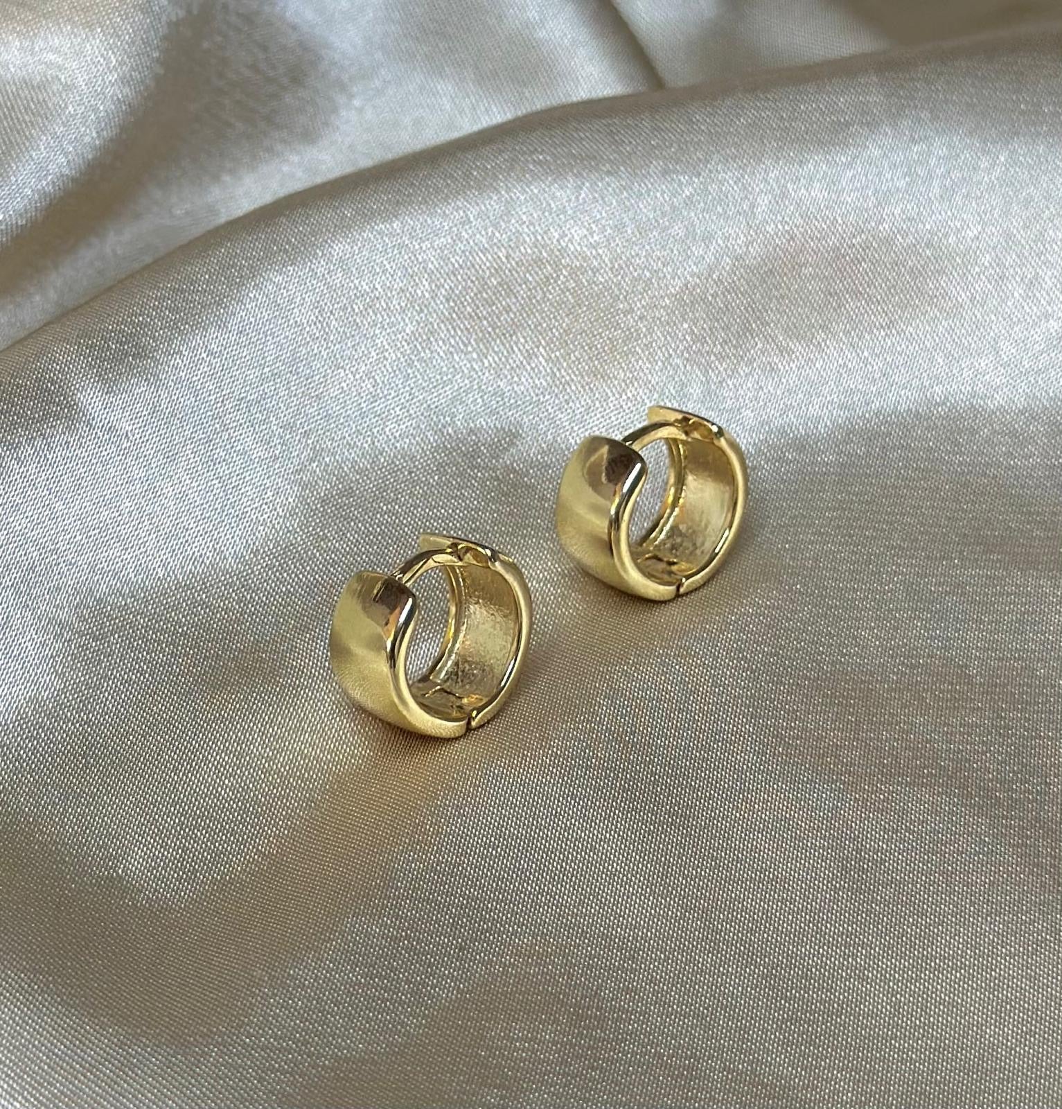 Boxed Huggie Earring