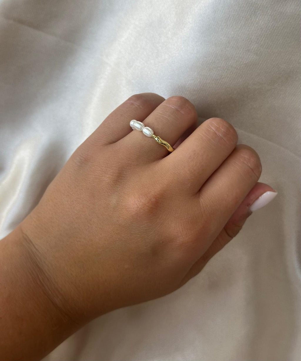 Soleil Pearl Ring