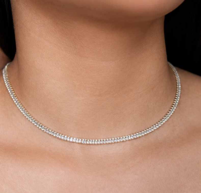 Baguette Choker Necklace
