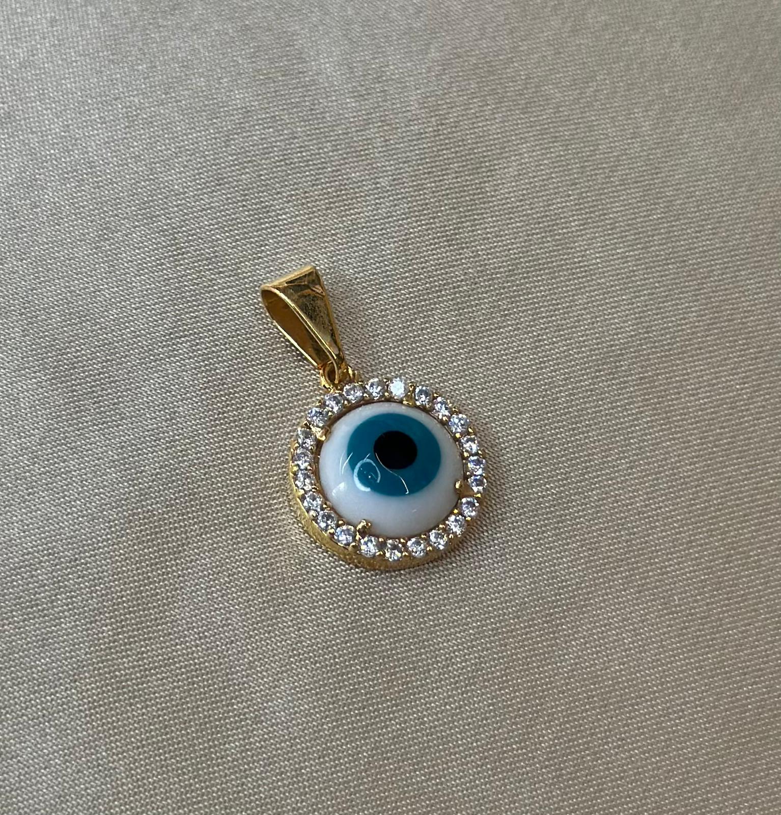 Lucky Eye Medallion Charm