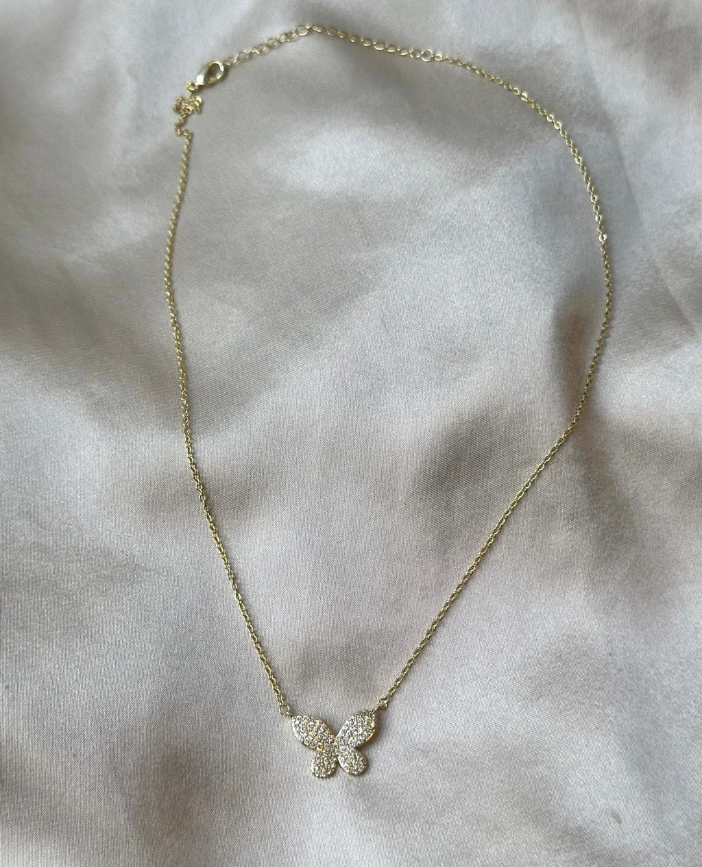 Moonlit Butterfly Necklace