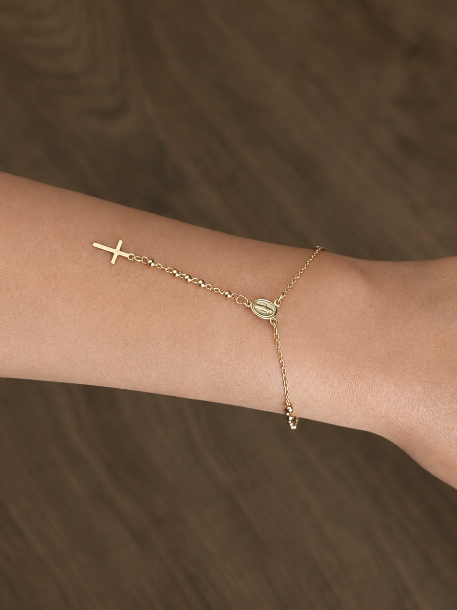 Saint Milagros Rosary Bracelet