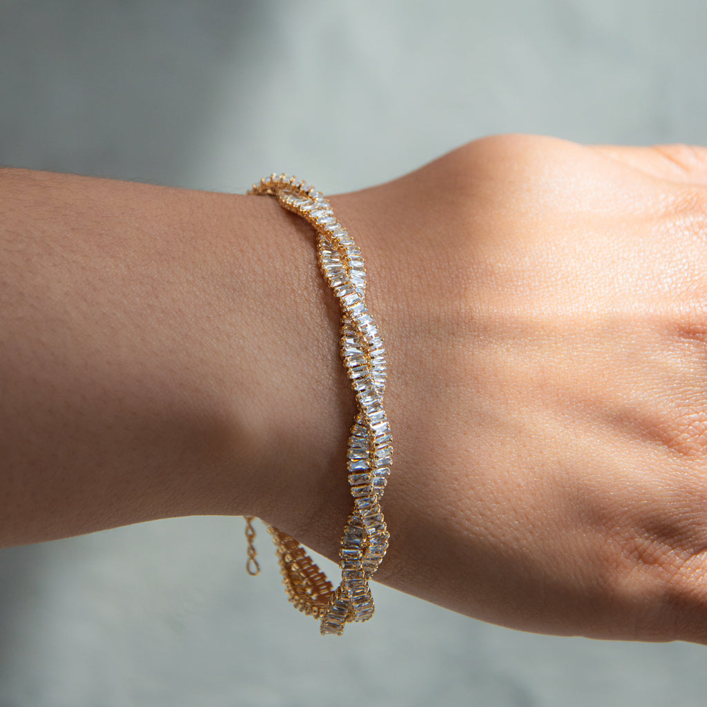Braided Baguette Bracelet
