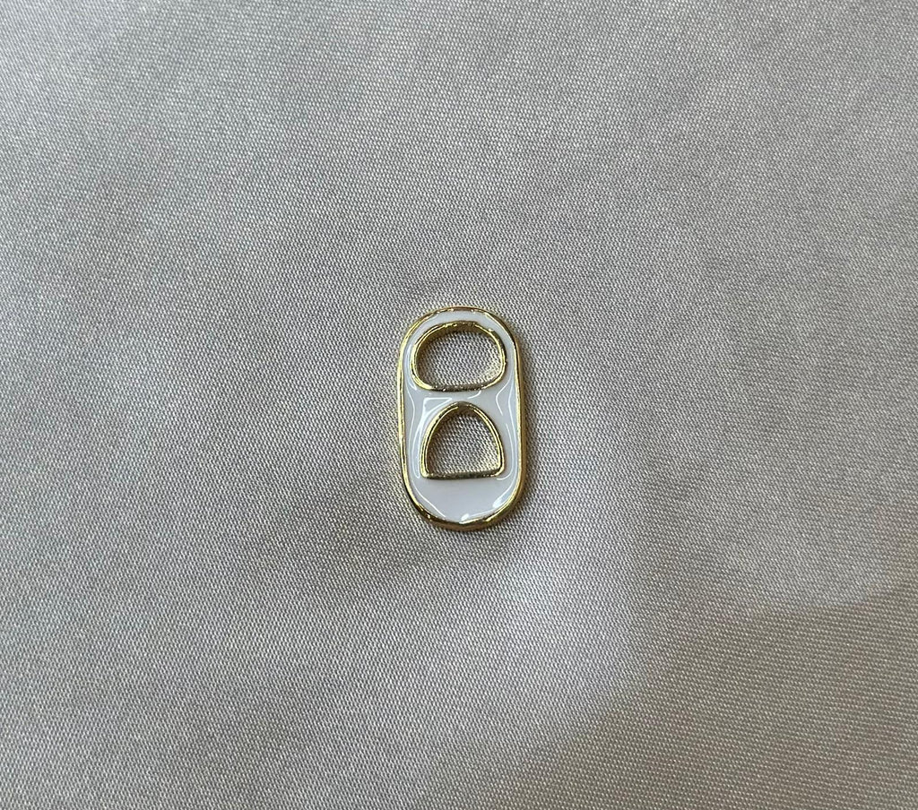 White Soda Cap Charm