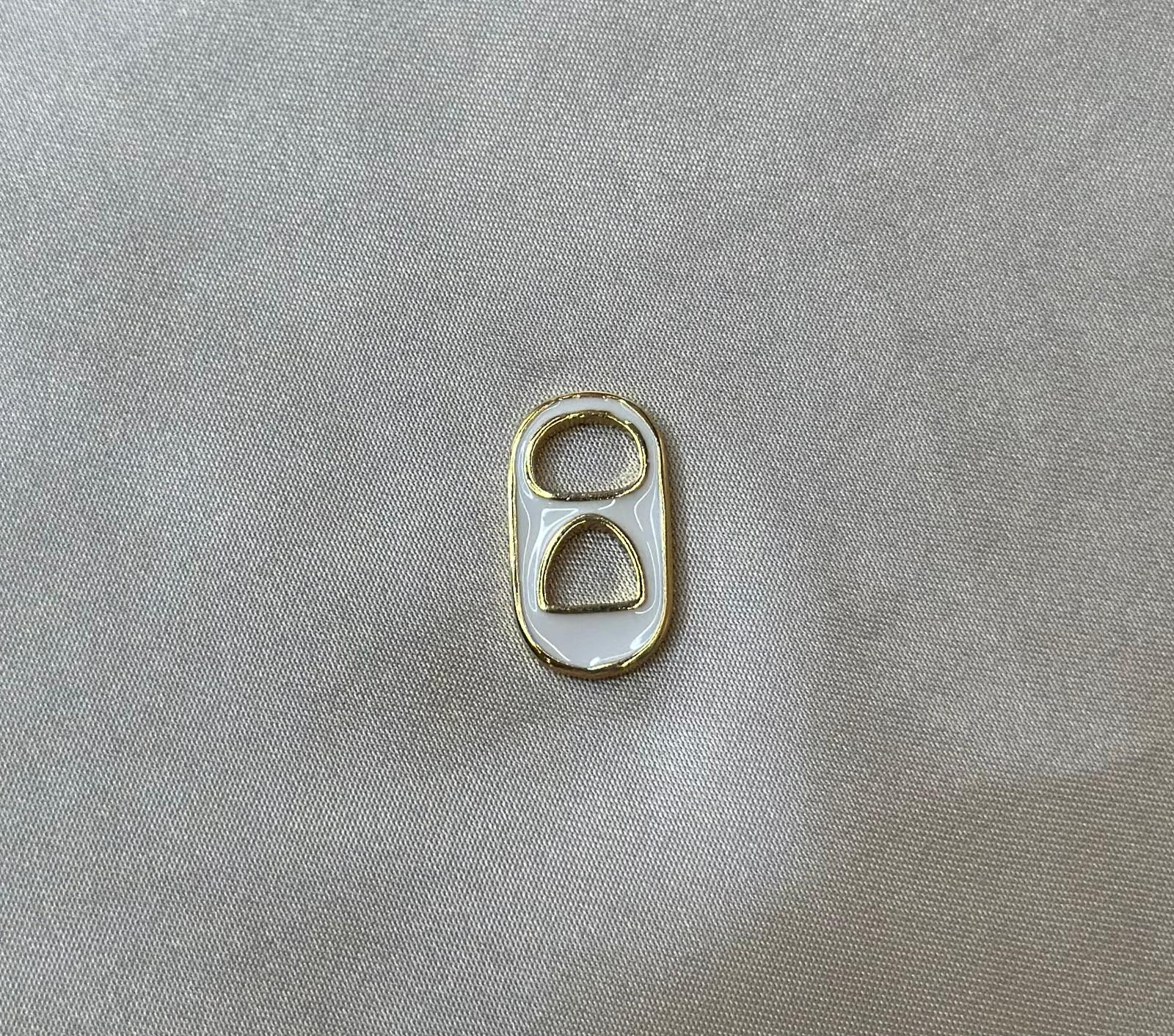 White Soda Cap Charm
