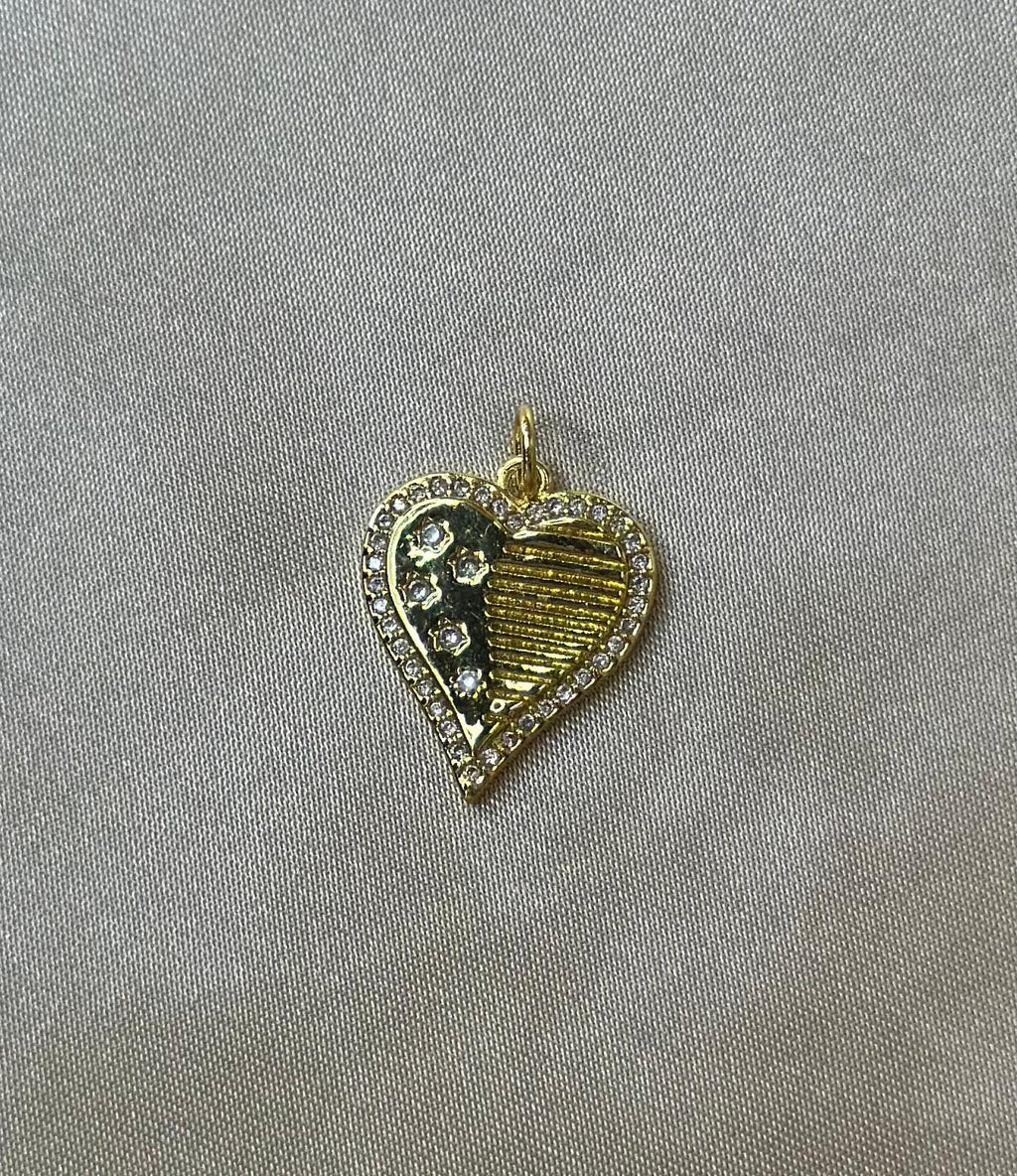 America Heart Charm