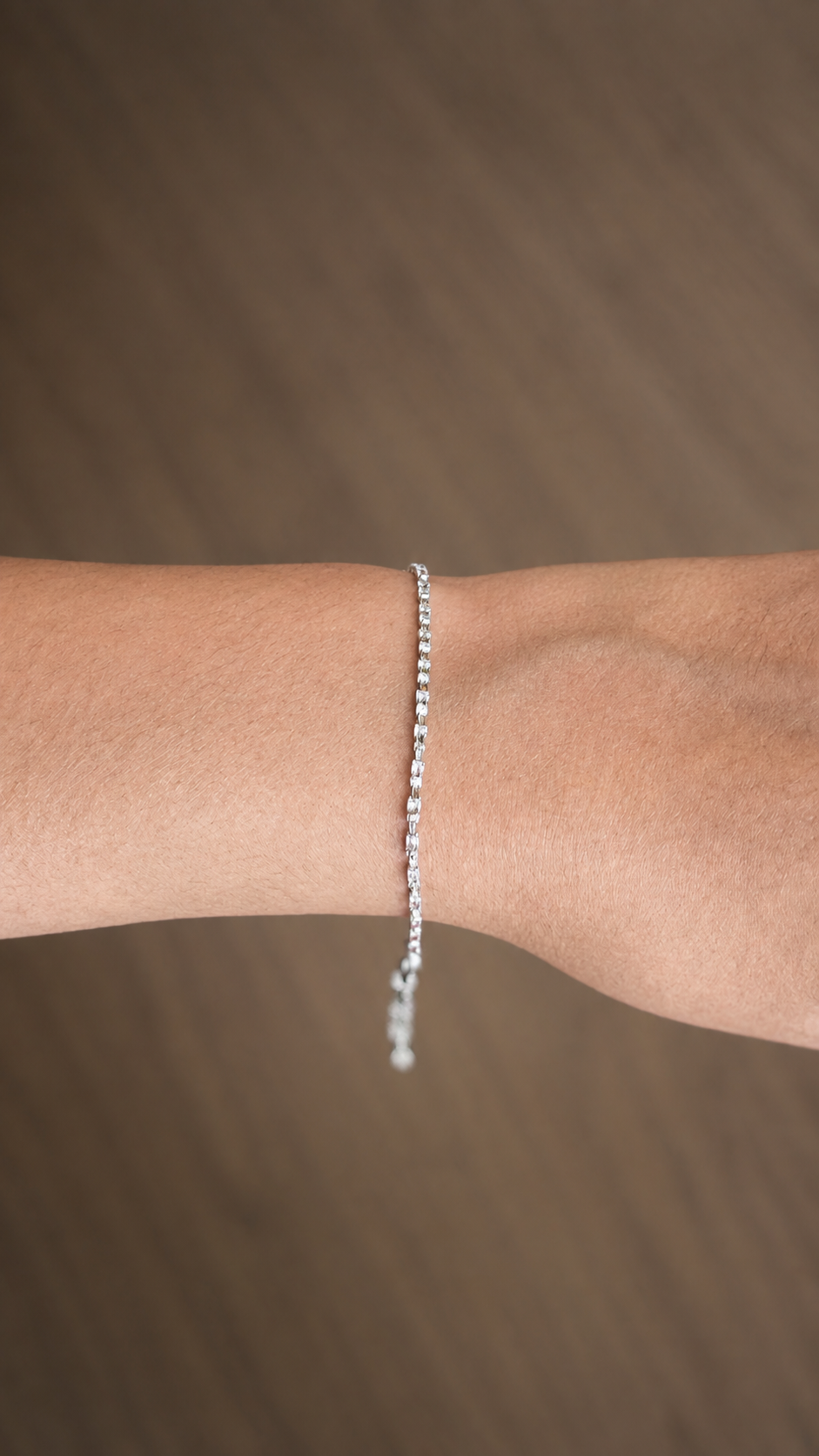 Silver Mini Baguette Bracelet