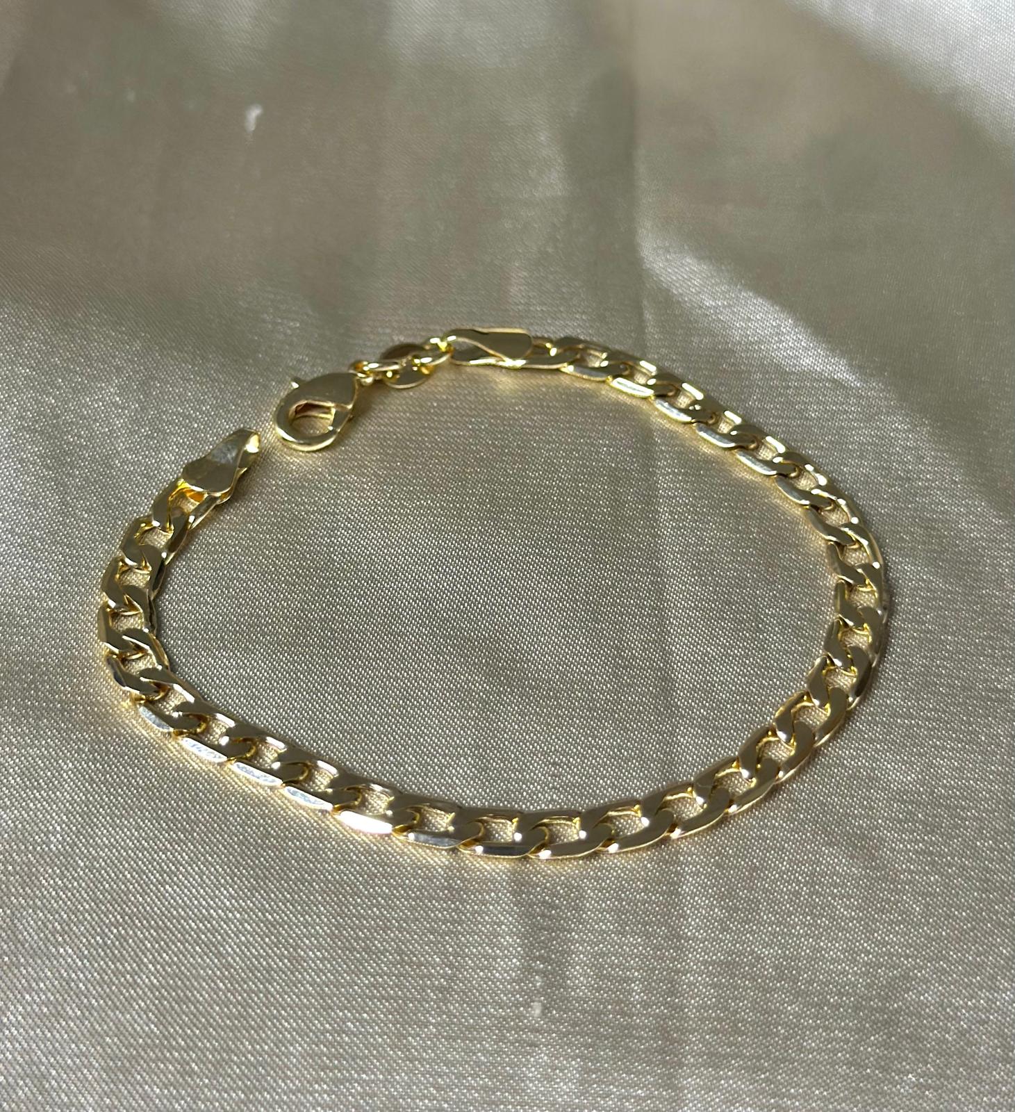 Flat Cuban Link Bracelet