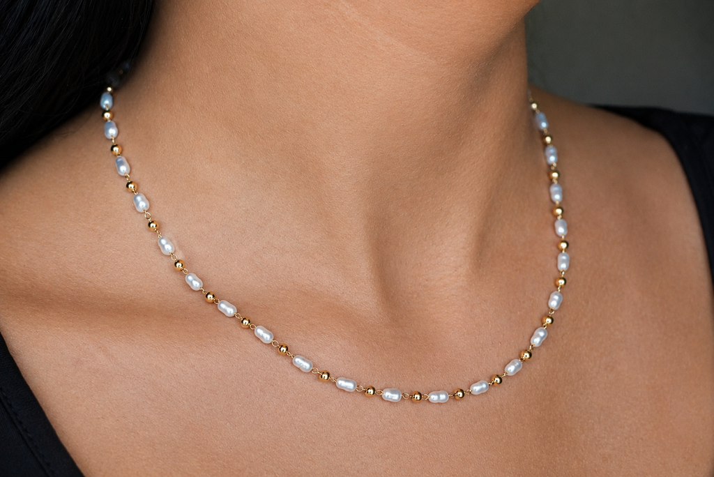 Rice Pearl Necklace