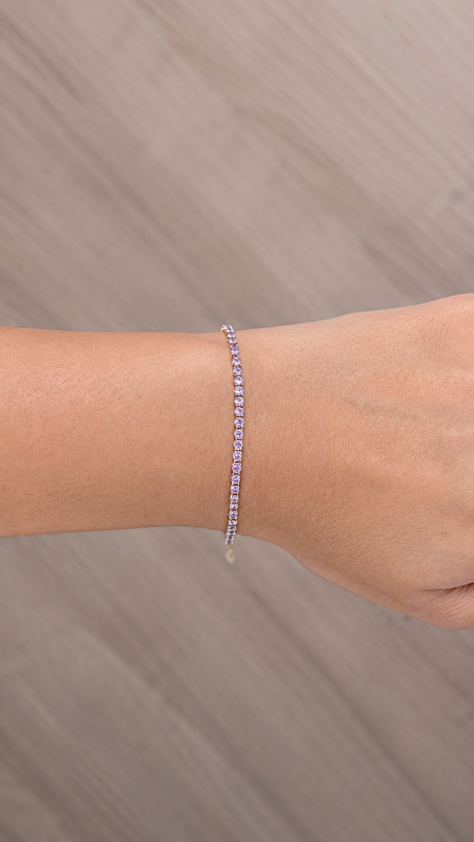 Lilac Tennis Bracelet