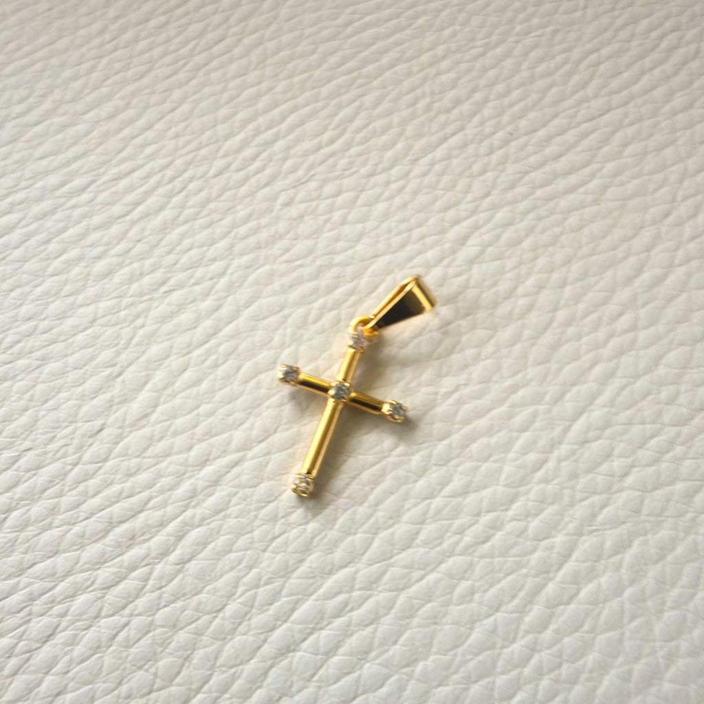 Dazzling Cross Charm