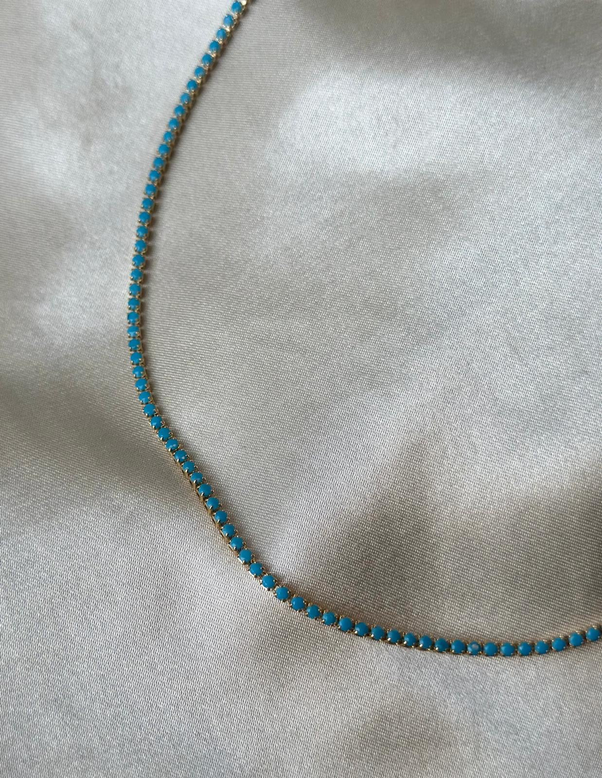Turquoise Classic Tennis Necklace