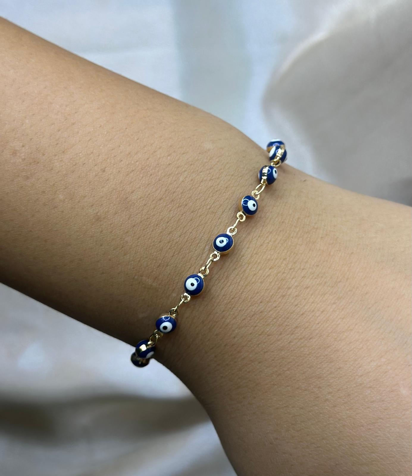 Navy Blue Lucky Eye Bracelet