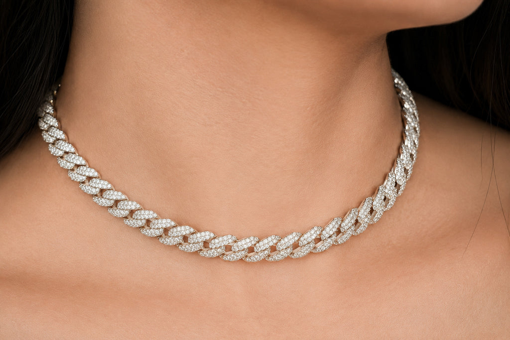 Frosted Miami Cuban Link Necklace