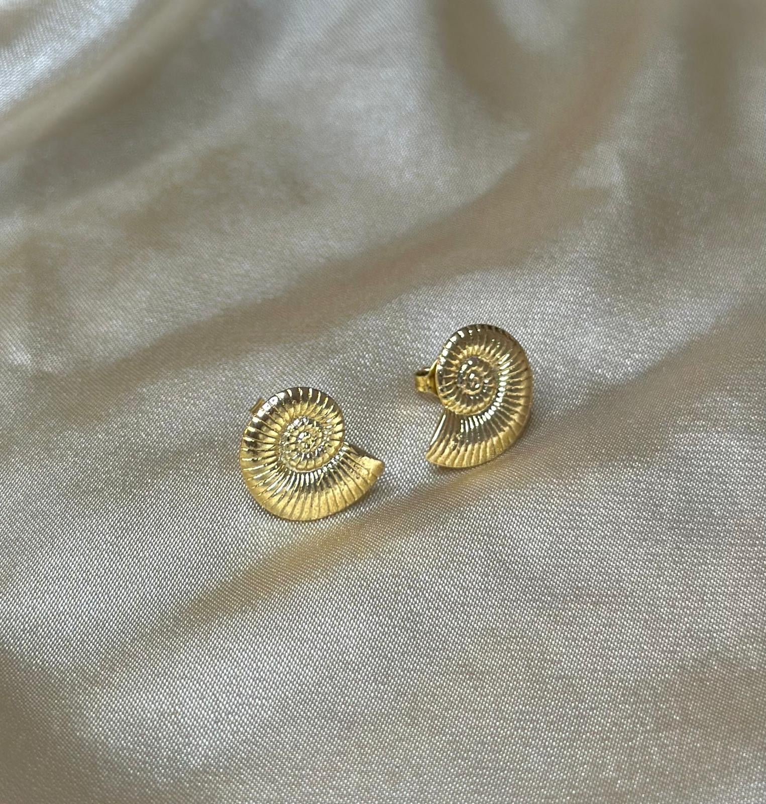 Sea Shell Stud Earrings