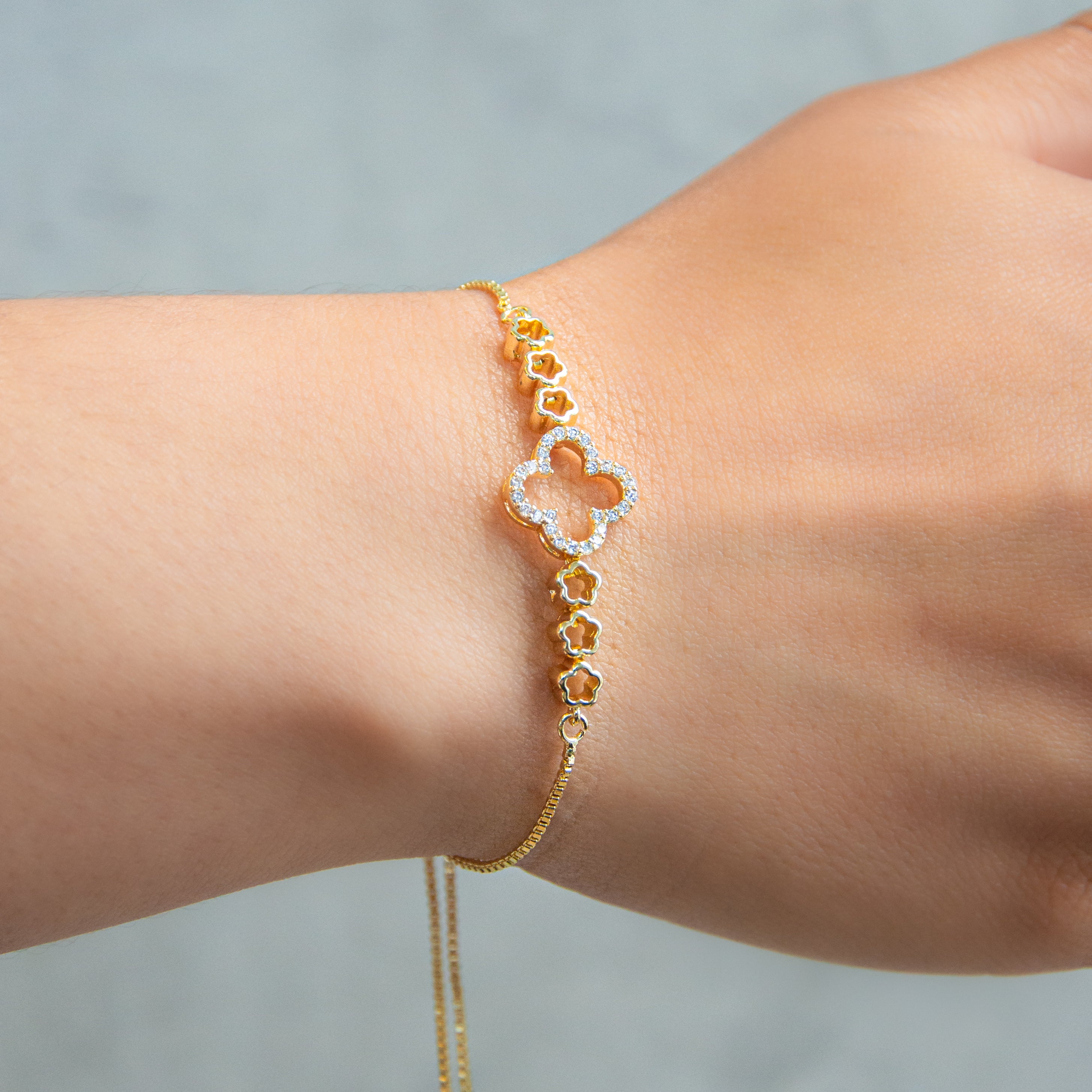 Four Leaf Clover Bracelet