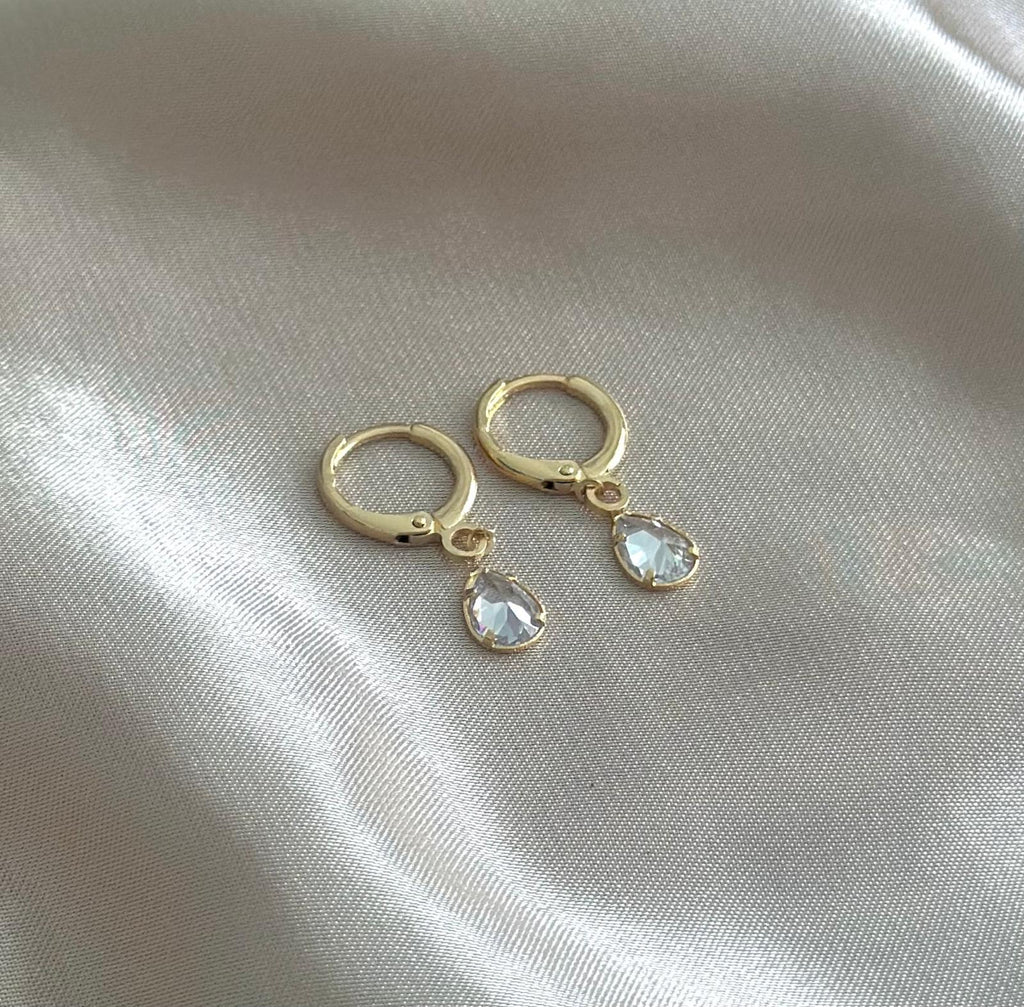 Elaine Huggie Earrings