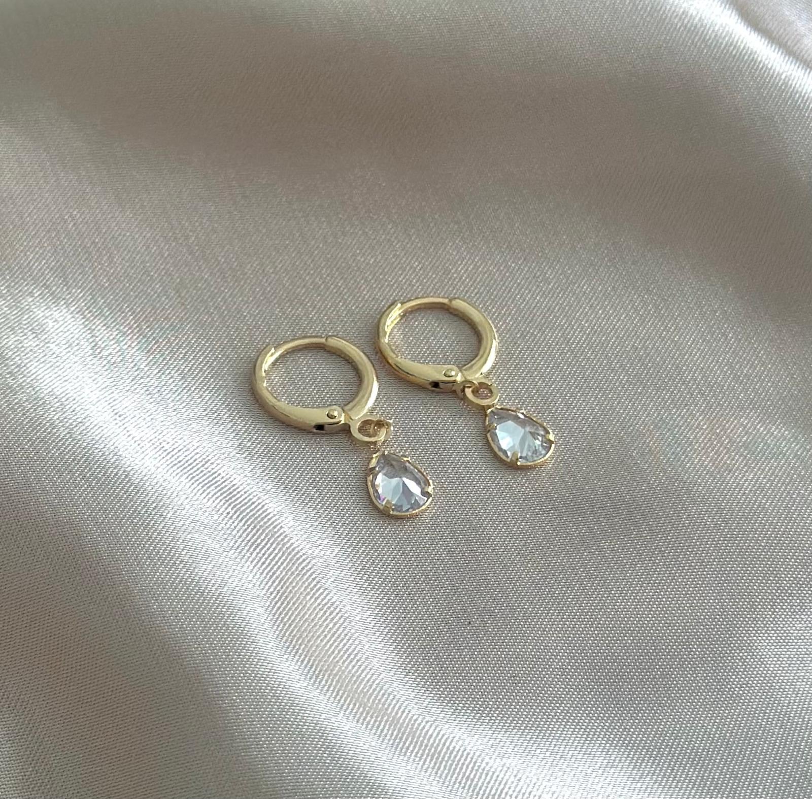 Elaine Huggie Earrings