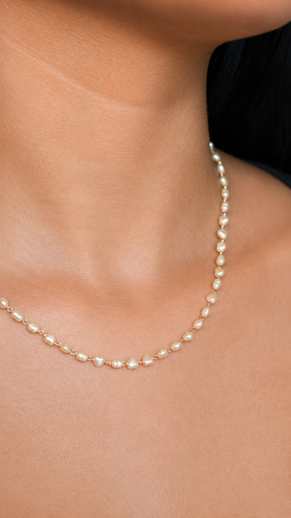 Heart Pearl Necklace