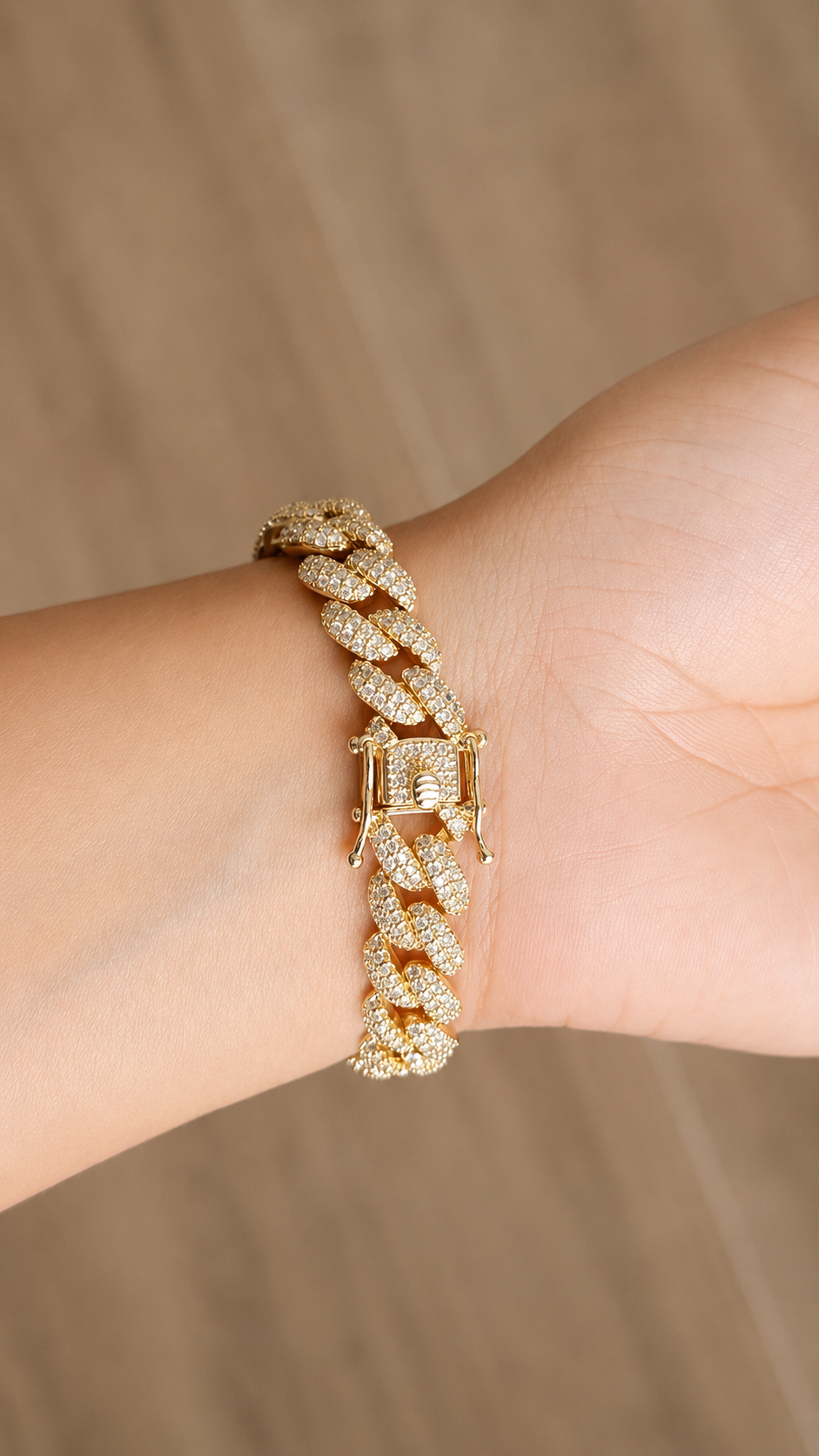 Frosted Miami Cuban Link Bracelet