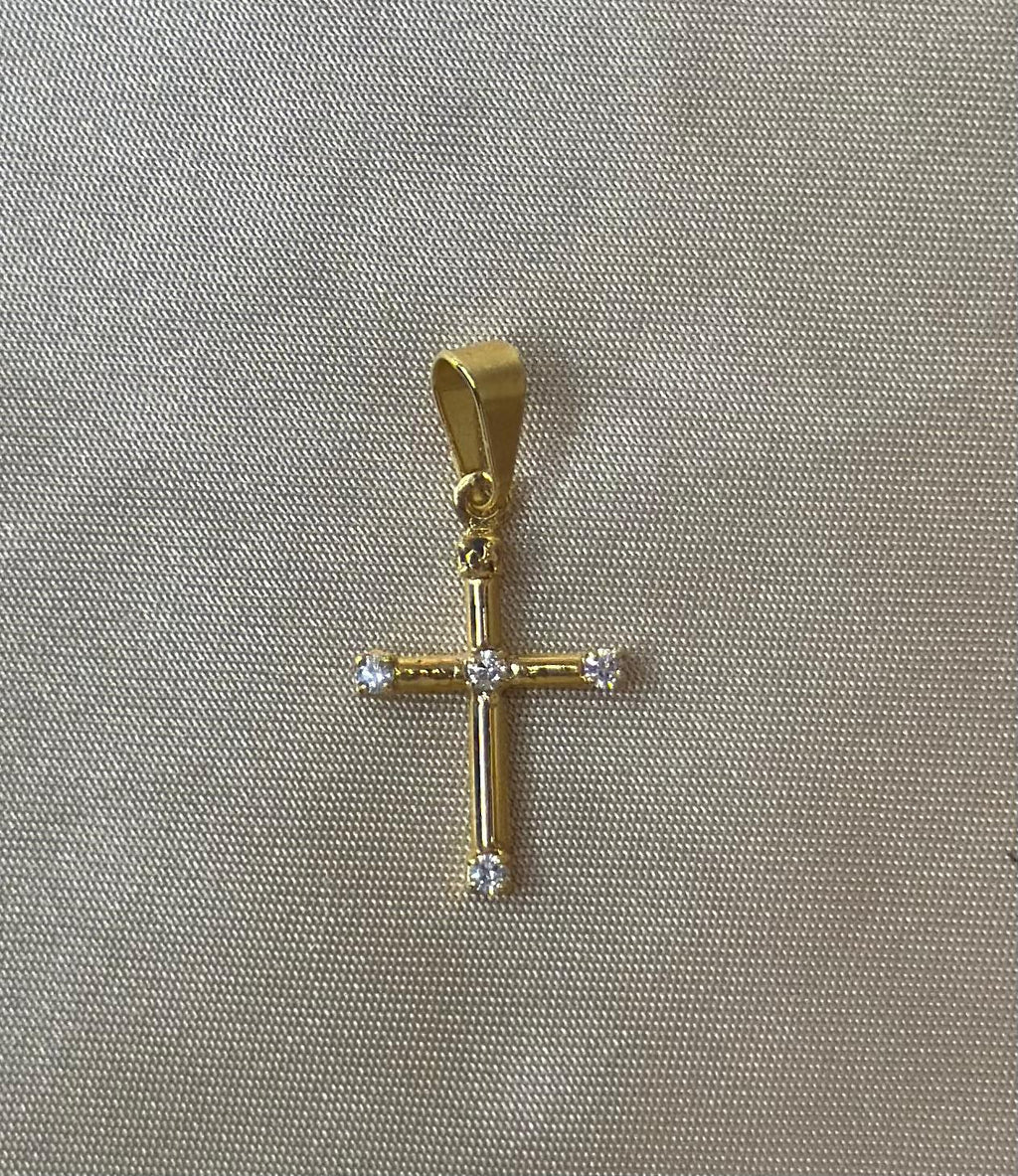 Dazzling Cross Charm