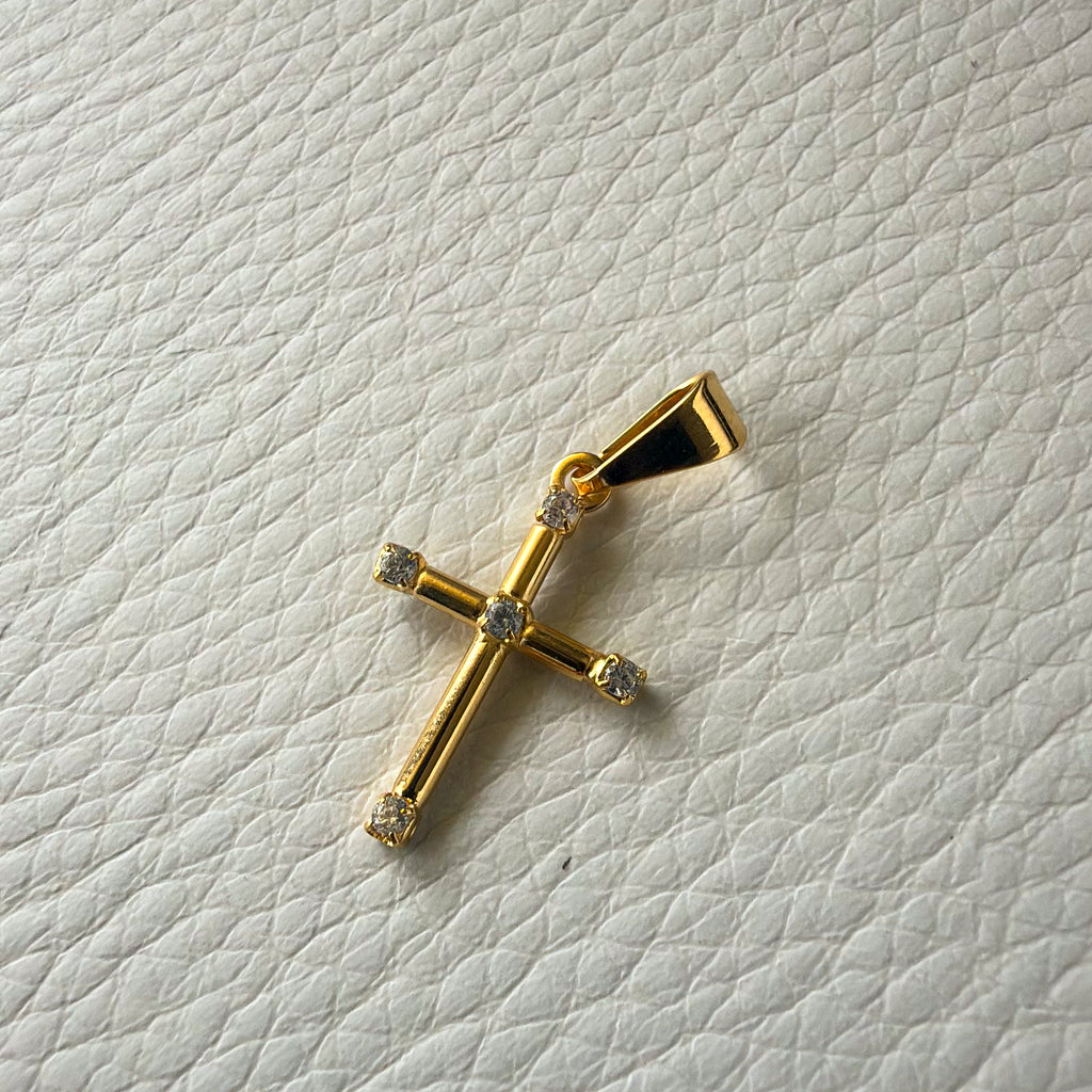 Dazzling Cross Charm