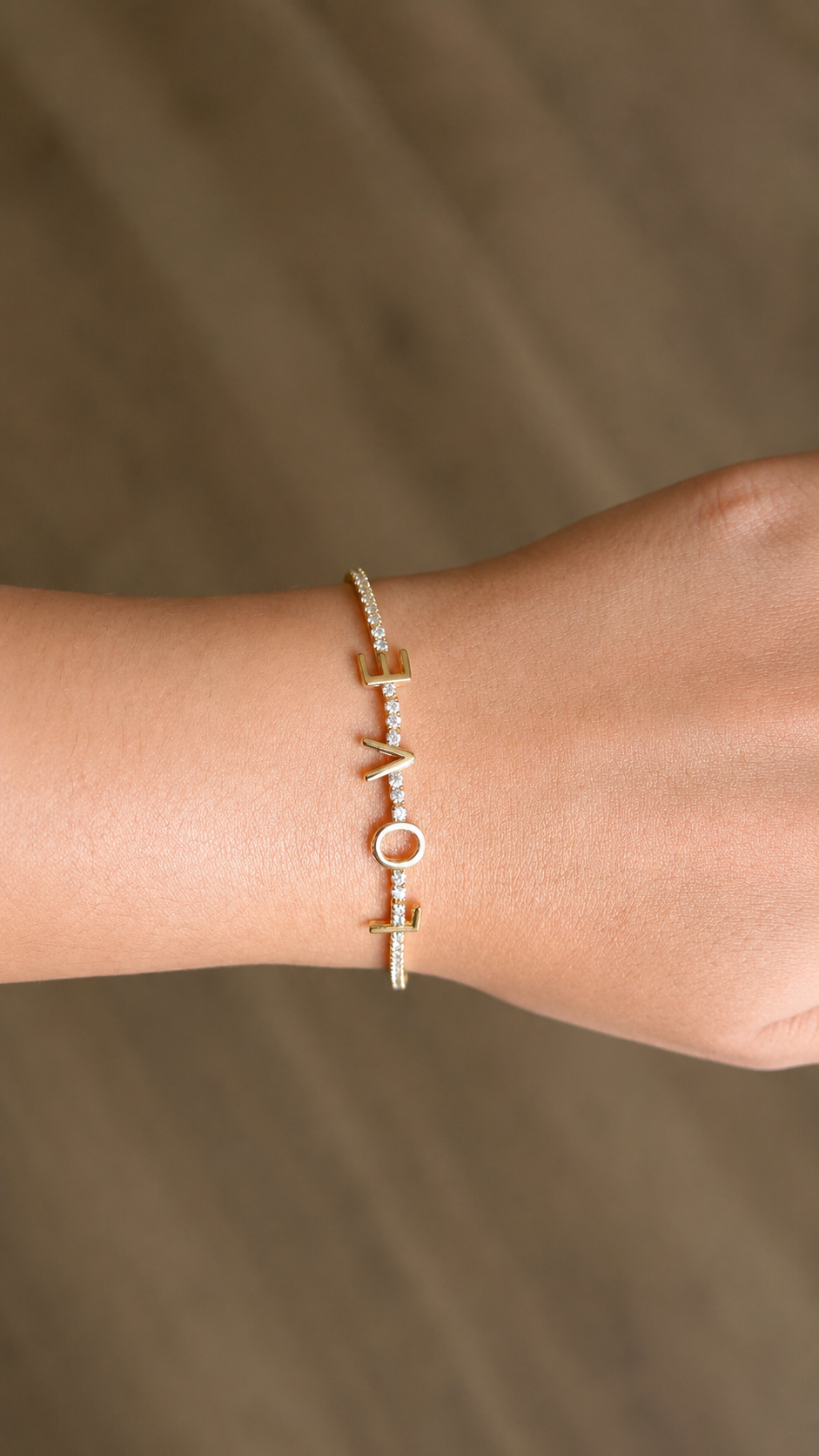LOVE Tennis Bracelet